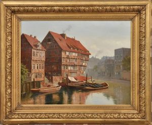Canal View by August Fischer