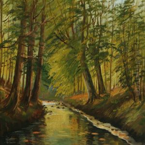 Forest Scenery by Edmund Fischer