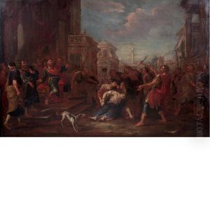 The Family Of Lucretia Before Brutus by Issac Fischer