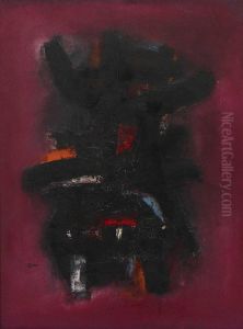 Abstrakte Komposition by Oskar Fischer