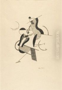 Reitendes Paar by Oskar Fischer