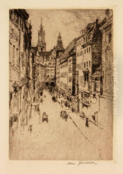 Dresden, Schlosgasse - view 1