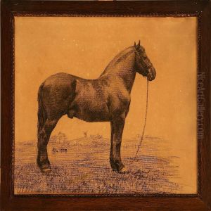 A Horse by Vilhelm Theodor Fischer