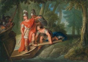 Szene Aus Tassos "rinaldo Und Armida" by Vinzenz Fischer