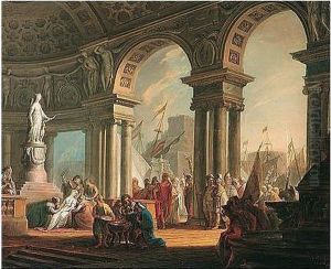 The Sacrifice Of Iphigenia by Vinzenz Fischer