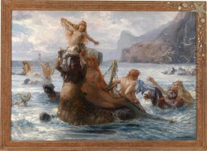 Bathingnymphs by Ernst Albert Fischer-Corlin