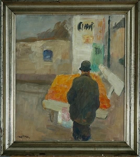 Street Scene With A Man - view 1