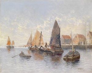 Fishing Boats In The Harbour