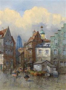 A Day At The Market by Georg Fischof