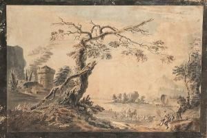 Travellers In A Landscape