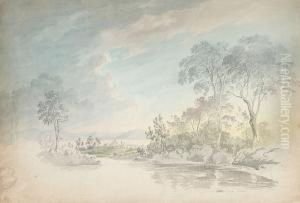 A Lake Landscape
