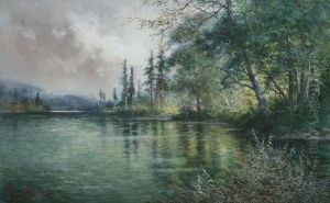 By The Lake by Hugo Anton Fisher