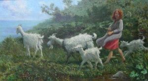 On The Breezy Hillside by Janet Fisher