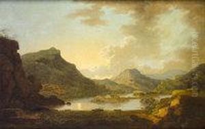 A View Of The Canal Between The Lakes Of Killarney, From Near Coleman's Eye, The Entrance Of The Upper Lake by Jonathan Fisher