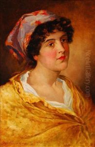 Head Study Of Apeasant Girl