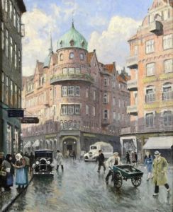 Gatumotiv Fran Kopenhamn by Paul-Gustave Fischer