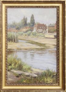 The Thames At The Brentford by Percy Harland Fisher