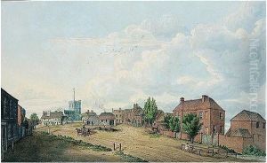 The High Street Toddington, Bedfordshire by Thomas Fisher