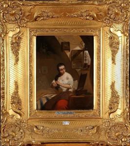 Jeune Fille A Sa Toilette