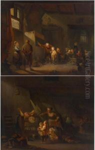 Le Maitre D'ecole by Leopold Fissette
