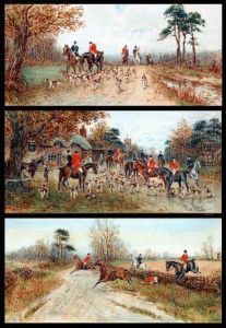 Hunting Scenes by Fred Fitch