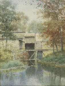 New York Riverlandscape by William Crothers Fitler