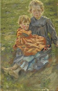 Sorelline Sul Prato by Arturo Fittke