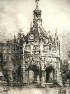 "chichester Cross" by E. Hedley Fitton