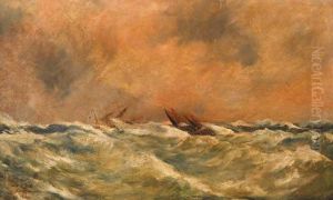 Fishing Vessells In A High Sea