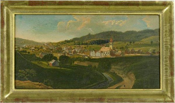 Buhler. Kanton Appenzell Ausserrhoden. Gesamtansicht Von Sudosten, Um 1840. - view 1