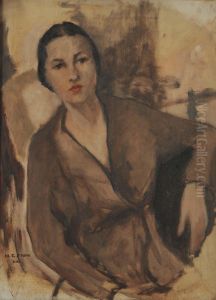 Ritratto Femminile by Napoleone G. Fiumi