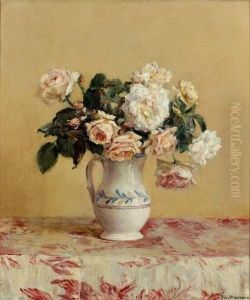 Bouquet De Roses by Pierre Felix Masseau Fix-Masseau