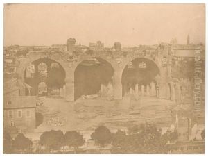 Rome, Basilica Di Massenzio by Frederic, Comte Flacheron