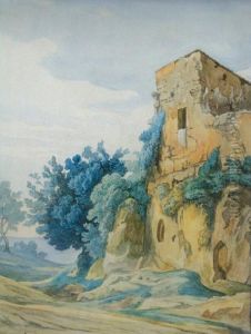 La Ruine by Gregoire Isidore Flacheron