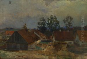 Dorflandschaf by Georg Flad