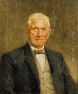 Portrait Of Gustuveus Pierpont Davis by Charles Noel Flagg