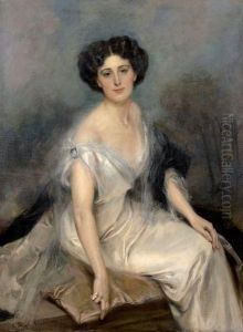 Portrait D'elegante by Francois Flameng