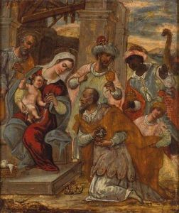 Apparition Du Christ Dans Une Taverne by Flameng, Leopold