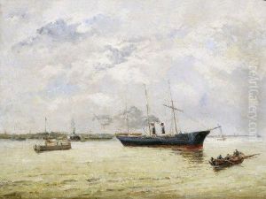 Marine by Marie-Auguste Flameng