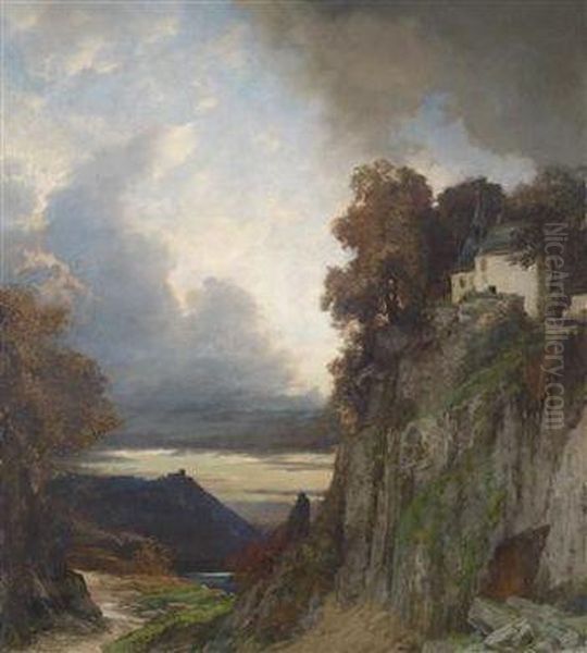 Dusk On The Rhein-koblenz - view 1