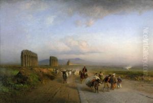 Heimkehrende Landleute In Der Campagna