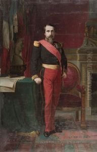 Napoleon Iii En Uniforme De General De Division, Dans Son Grandcabinet Aux Tuileries by Hippolyte Flandrin