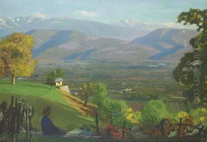 La Vallee De Gresivaudan by Jules Flandrin