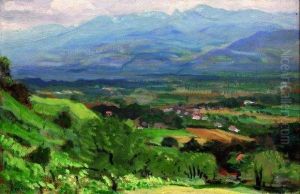 Paysage Montagneux by Jules Flandrin