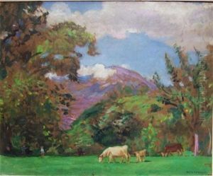 Le Grand Platane Dauphine by Jules Flandrin
