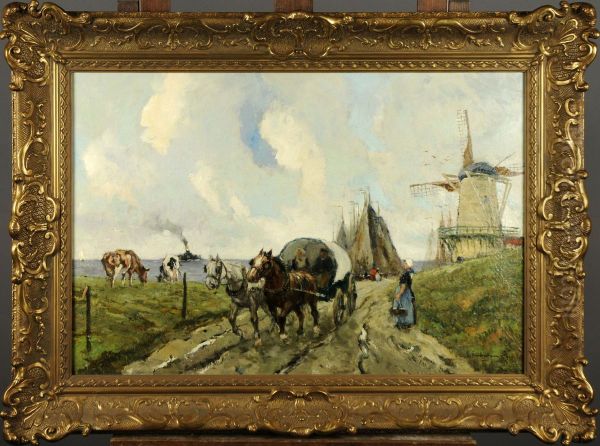 Chemin Anime Et Moulin A Vent - view 1