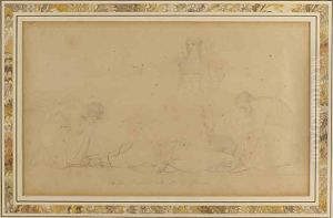 Clitennestra Si Applaude Della Morte Di Agamennone by John Flaxman