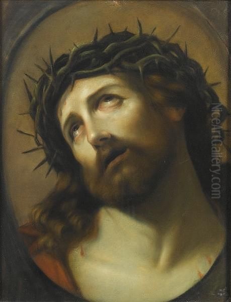 Christ With The Crown Of Thorns, In An Oval - view 1