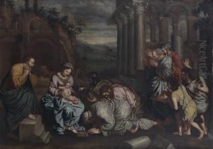 Adoration Des Rois Mages by Bertholet Flemalle