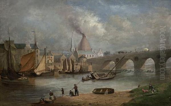 The Clyde At Jamaica Bridge - view 1